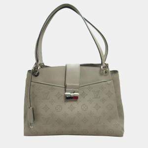 Louis Vuitton Grey Monogram Mahina Leather Sevres Shoulder Bag