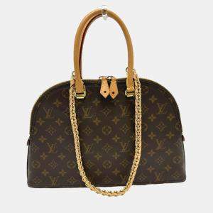 Louis Vuitton Brown Monogram Canvas Moon Alma Satchel