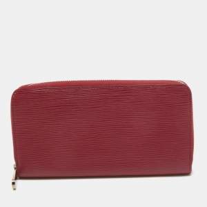 Louis Vuitton Fuchsia Epi Leather Zippy Wallet