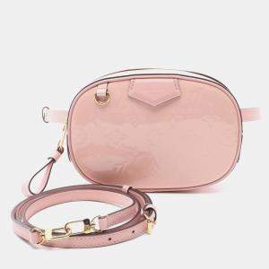 Louis Vuitton Pink Leather Monogram Vernis Belt Bag