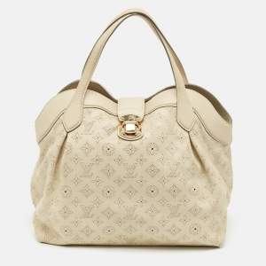 Louis Vuitton Lin Monogram Mahina Leather Cirrus MM Bag