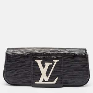 Louis Vuitton Black Electric Epi Leather Sobe Clutch