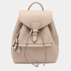 Louis Vuitton Beige Monogram Empriente Leather Montsouris PM Backpack