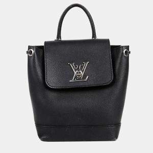 Louis Vuitton Black Caviar Leather Lockme Backpack