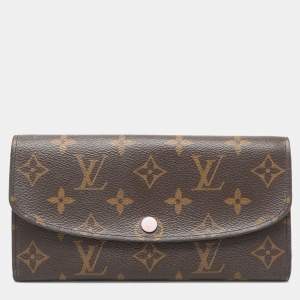 Louis Vuitton Monogram Canvas and Leather Emilie Continental Wallet