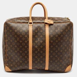 Pre Owned Louis Vuitton Monogram Canvas Sirius Soft 55 Suitcase
