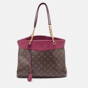 Louis Vuitton Aurore Monogram Canvas Pallas Shopper Tote