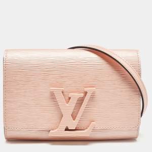 Pre Owned Louis Vuitton Peach Epi Leather Louise PM Bag