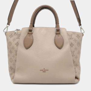 Louis Vuitton Galet Monogram Mahina Leather Haumea Satchel Bag