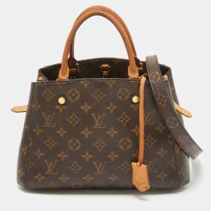 Louis Vuitton Monogram Canvas and Leather Montaigne BB Bag