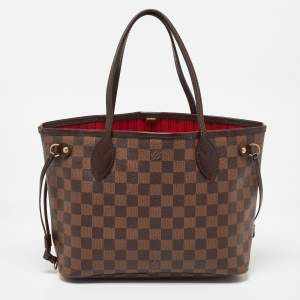 Louis Vuitton Damier Ebene Canvas Neverfull PM Bag