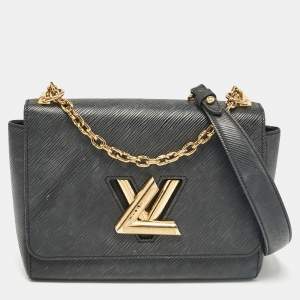 Louis Vuitton Black Epi Leather Twist MM Bag