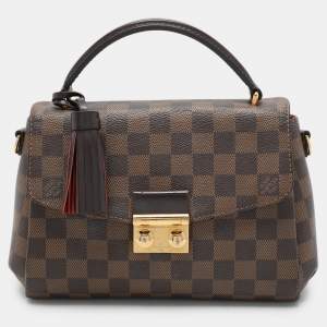 Louis Vuitton Damier Ebene Canvas Croisette Bag