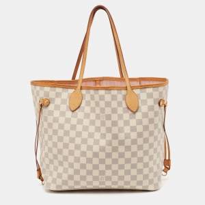 Louis Vuitton Damier Azur Canvas Neverfull MM Bag