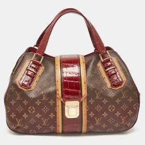 Louis Vuitton Bordeaux Monogram Canvas Limited Edition Mirage Griet Exotic Bag