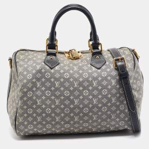 Louis Vuitton Encre Monogram Idylle Canvas Speedy Bandouliere 30 Bag