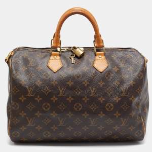 Louis Vuitton Monogram Canvas Speedy Bandouliere 35 Bag