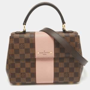 Pre Owned Louis Vuitton Magnolia Damier Ebene Bond Street BB Bag