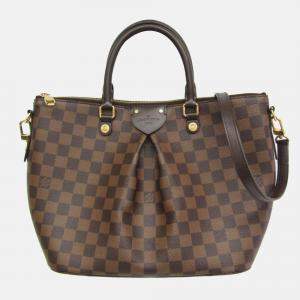 Louis Vuitton Brown Damier Ebene Canvas Siena MM Tote Bag