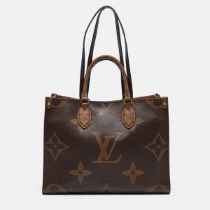 Pre Owned Louis Vuitton Reverse Monogram Canvas Giant Onthego MM Bag