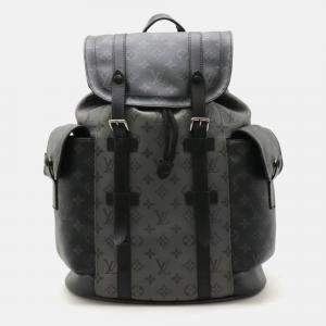 Louis Vuitton Grey Monogram Eclipse Christopher MM Backpack 