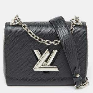 Louis Vuitton Black Epi Leather Twist PM Bag