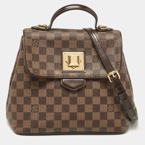 Pre Owned Louis Vuitton Damier Ebene Canvas Bergamo PM Bag