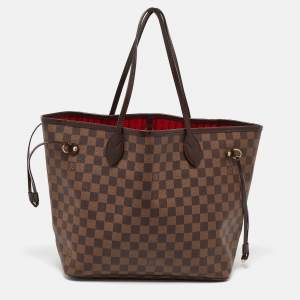 Louis Vuitton Damier Ebene Canvas Neverfull MM Bag