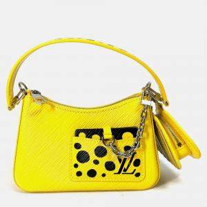 Louis Vuitton X Kusama Yayoi Yellow Epi Marly Mini Shoulder Bag