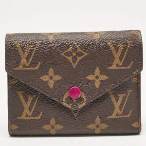 Louis Vuitton Aurore Monogram Canvas Victorine Compact Wallet