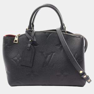 Louis Vuitton Petit Palais Pm Monogram Empreinte Leather Black Handbag