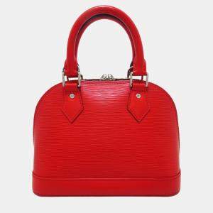 Louis Vuitton Red Epi Alma BB