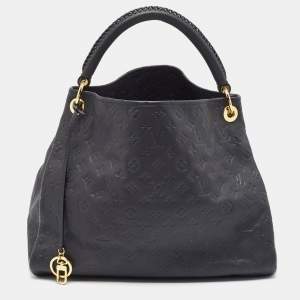 Pre Owned Louis Vuitton Bleu Infini Monogram Empreinte Leather Artsy MM Bag
