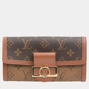 Louis Vuitton Brown Monogram Canvas Sarah Dauphine Wallet