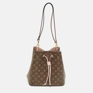 Pre Owned Louis Vuitton Rose Poudre Monogram Canvas NeoNoe MM Bag