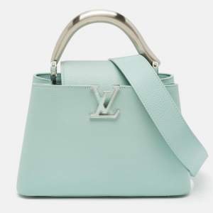 Louis Vuitton Opaline Green Taurillon Leather Capucines BB Bag