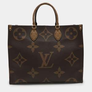 Louis Vuitton Reverse Monogram Canvas On The Go GM Bag