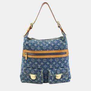 Louis Vuitton Monogram Denim Baggy GM Blue Gold bag