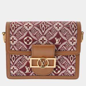 Louis Vuitton Pink Monogram Jacquard Dauphine MINI Shoulder Bag