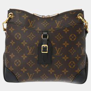 Louis Vuitton Brown/Noir Canvas Monogram Odeon NM PM Shoulder Bag