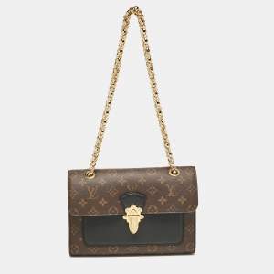 Pre Owned Louis Vuitton Raisin Monogram Canvas Victoire Chain Bag