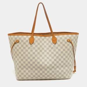 Louis Vuitton Damier Azur Canvas Neverfull GM Bag