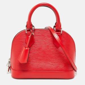 Louis Vuitton Coquelicot Epi Leather Alma BB Bag