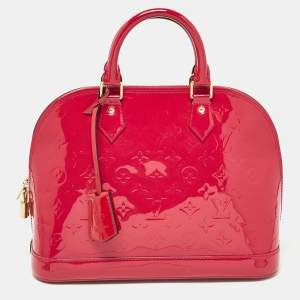 Louis Vuitton Indian Rose Monogram Vernis Alma PM Bag