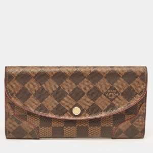 Louis Vuitton Cerise Damier Ebene Canvas Caissa Wallet