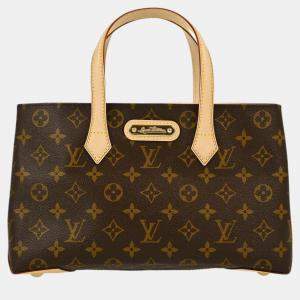 Pre Owned Louis Vuitton Monogram Wilshire PM Tote Bag
