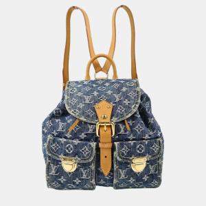 Louis Vuitton Blue Monogram Denim Sac a Dos GM Backpack