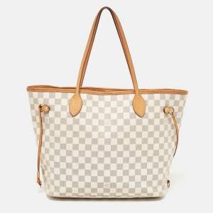 Louis Vuitton Damier Azur Neverfull MM Bag