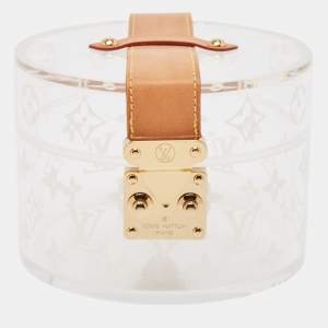 Pre Owned Louis Vuitton Monogram Plexiglass Box Scott 