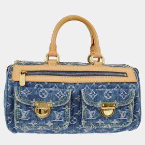 Louis Vuitton Blue Monogram Denim Neo Speedy Handbag